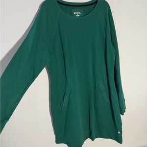 Lilly Pulitzer Teal Women's Crew Neck Sweater Dress